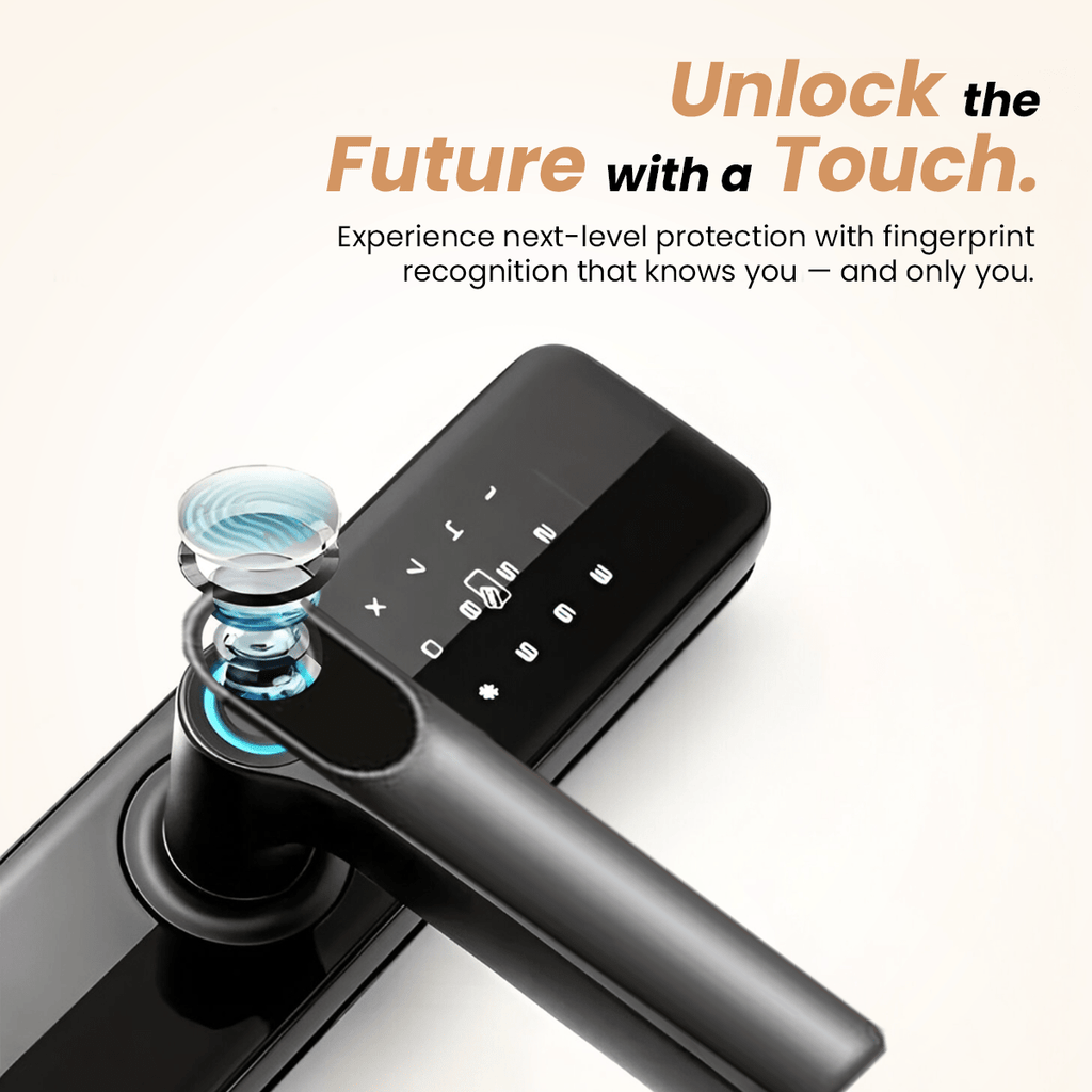 A2 Alpha 10 Smart Digital Door Lock with 7-Way Unlocking Features