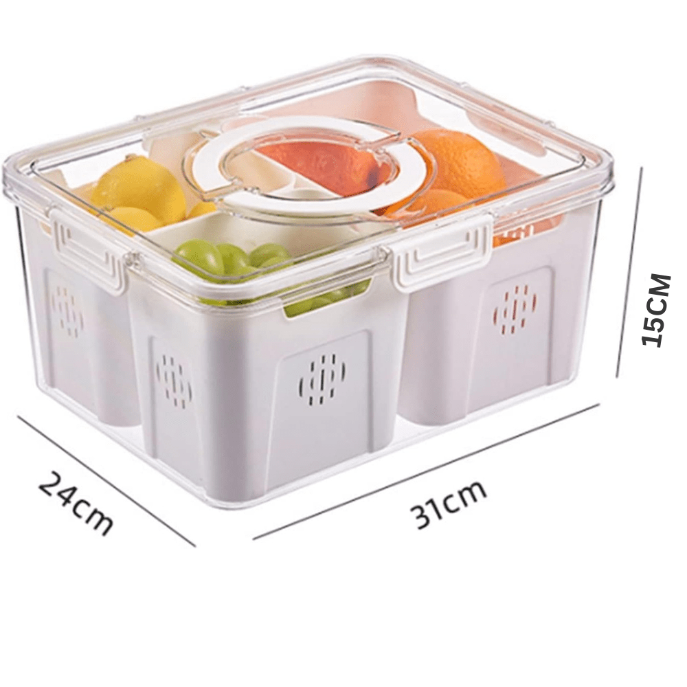Airtight Storage Containers With 4 Compartments