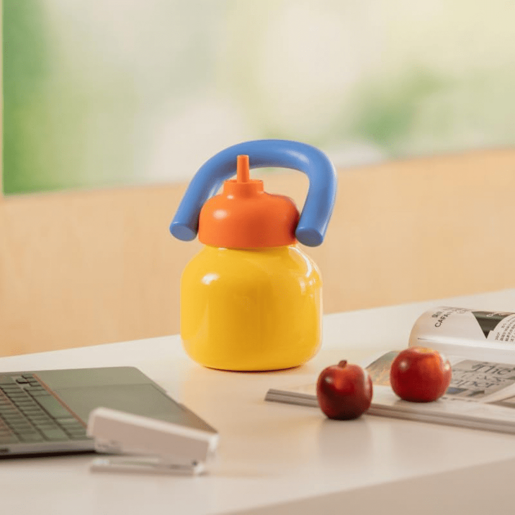 Stainless Steel Vacuum Insulated Water Thermos with Straw(1000ml)