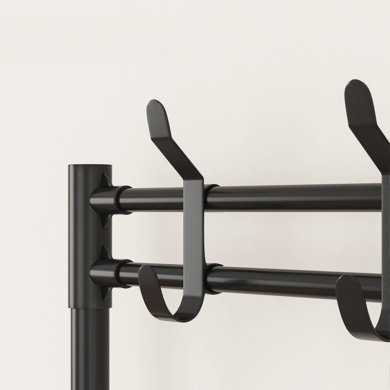 All-In-One Coat Hanger & Shoe Storage Shelf