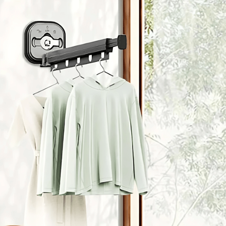 Wall Mount Folding Clothes Drying Rack