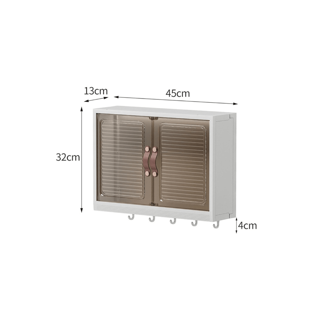 Bathroom Wall Hanging Shelf Storage Cabinet (45cm)