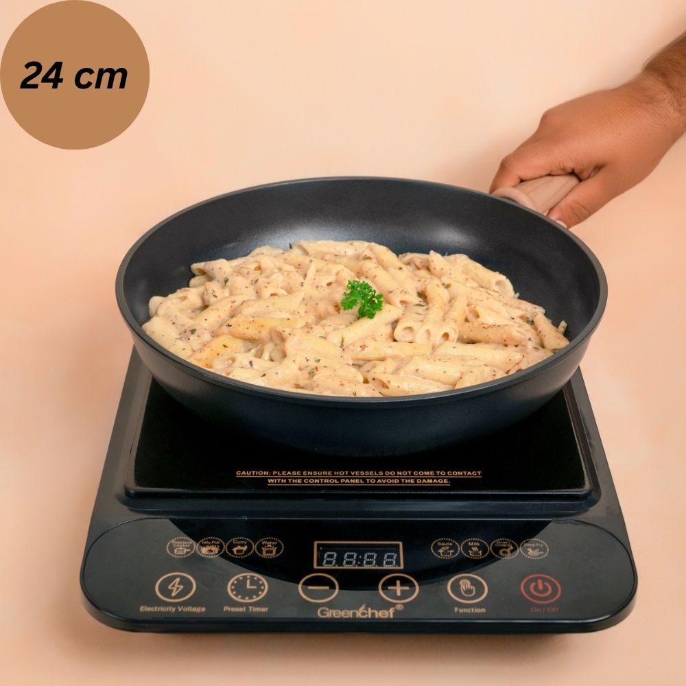 13-Piece Titanium Coated Non-Stick Kitchen Cookware Set