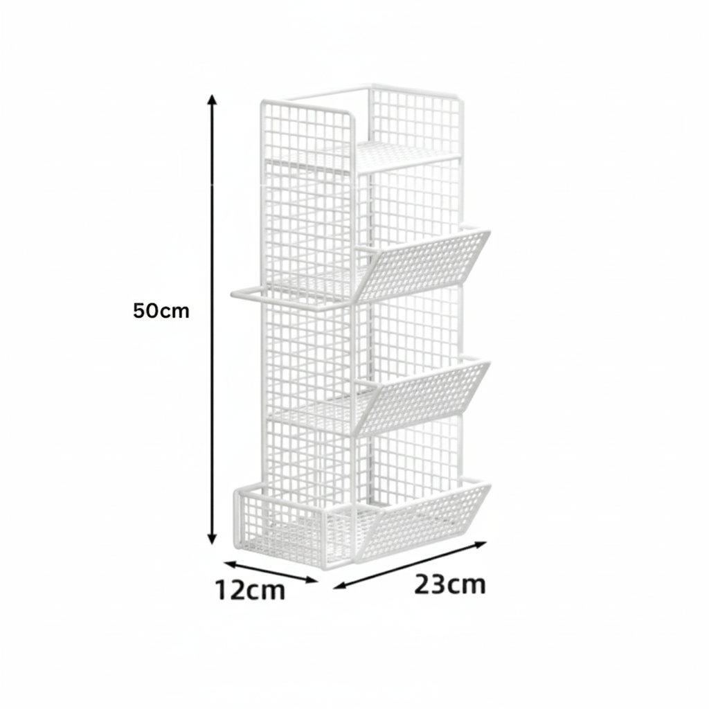 Wall Mounted Heat Resistant Kitchen Storage Shelf Organizer Rack