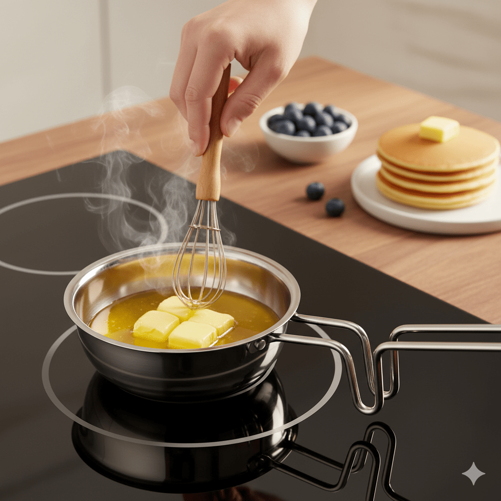 Stainless Steel Spice Tempering Pan with Handle – 12cm