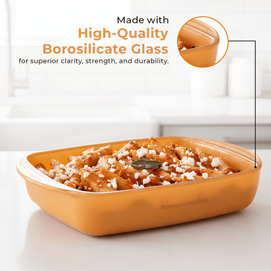 Yellow Rectangular Non-Stick Baking Dish(800ml)