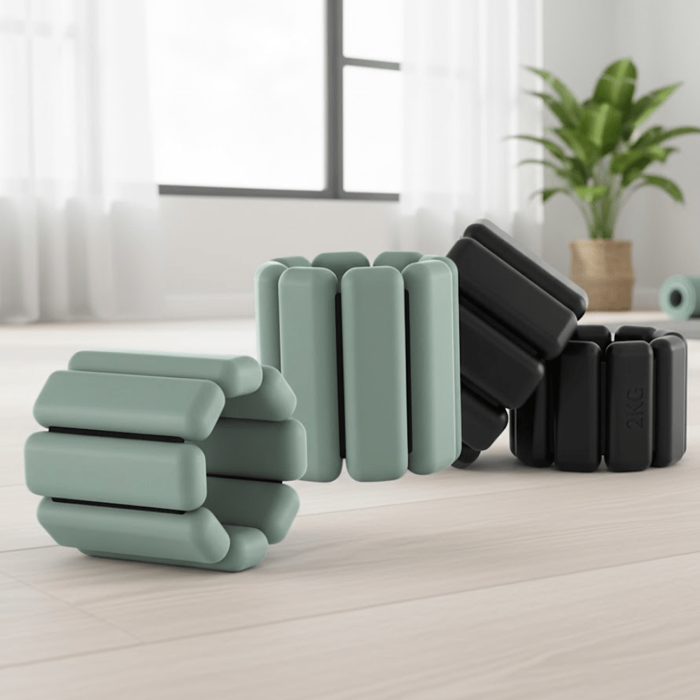 Adjustable Silicone Fitness Wrist and Ankle Weight Bands