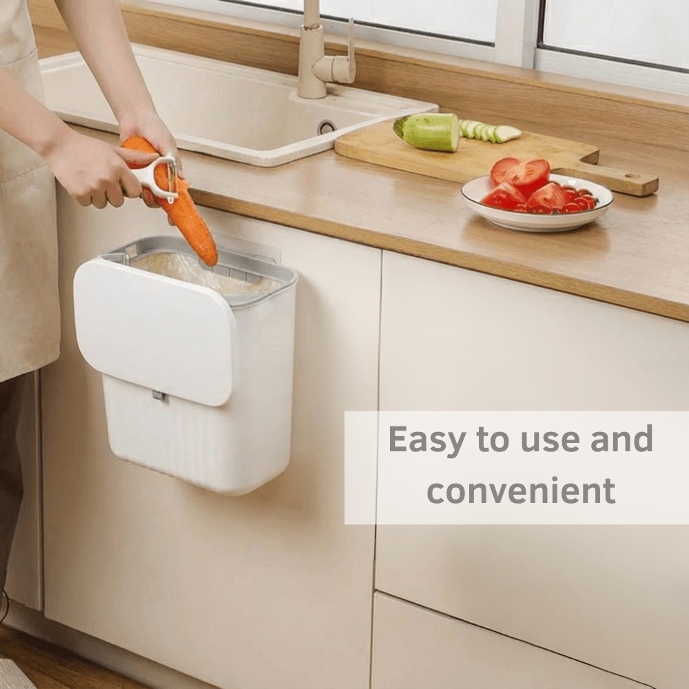 Wall-Mounted Hanging Slide Cover Bin