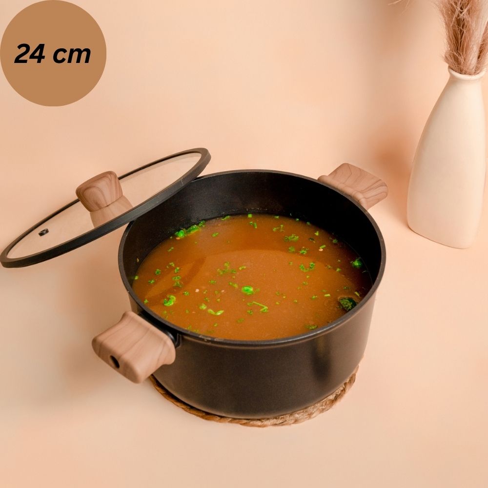 13-Piece Titanium Coated Non-Stick Kitchen Cookware Set