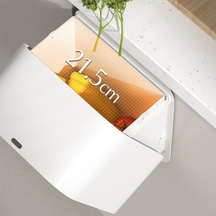 Touch-Free Wall-Mounted Trash Bin with Smart Sensor Lid (7L)