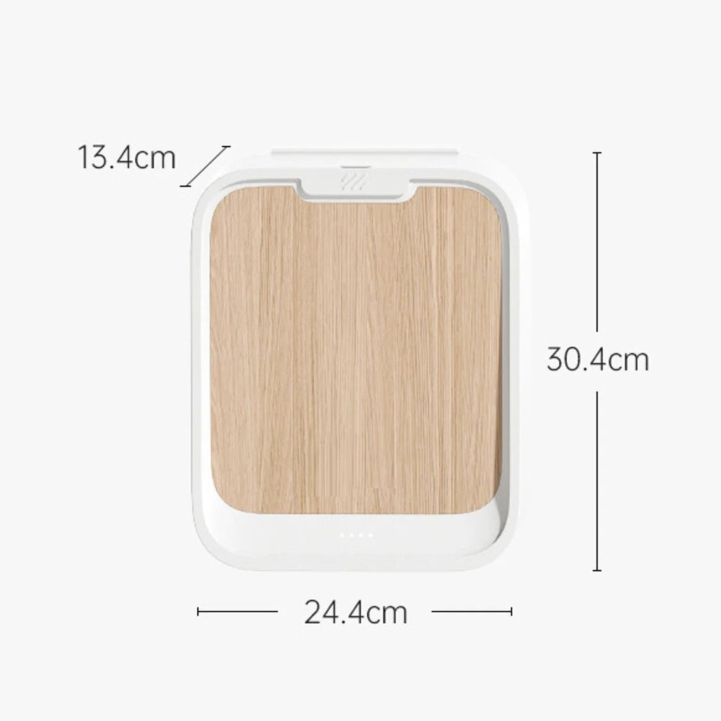 Touch-Free Wall-Mounted Trash Bin with Smart Sensor Lid (7L)