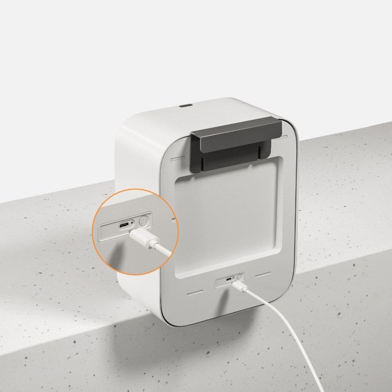 Touch-Free Wall-Mounted Trash Bin with Smart Sensor Lid (7L)