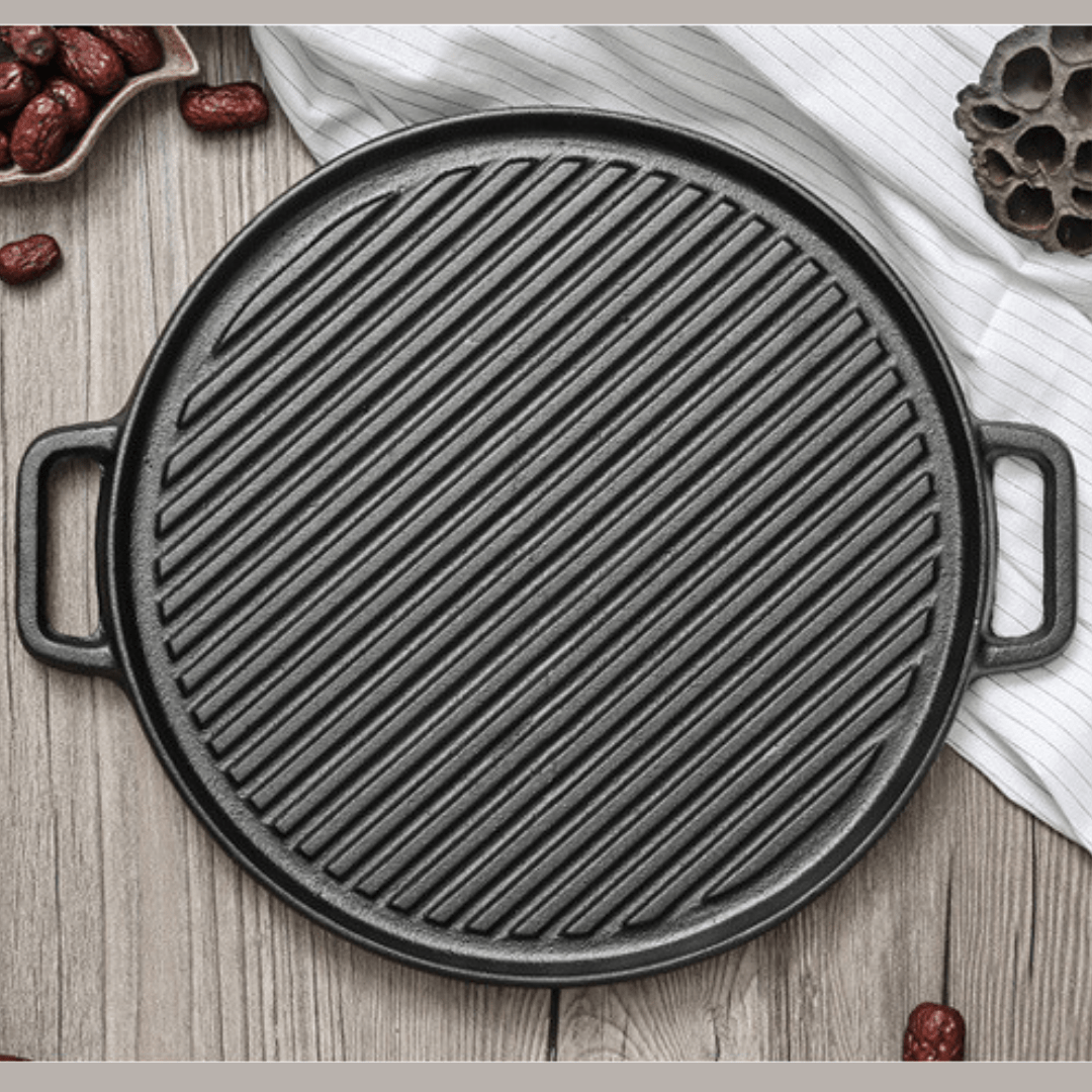 Versatile Grill Cast Iron Non-Stick Grill Pan