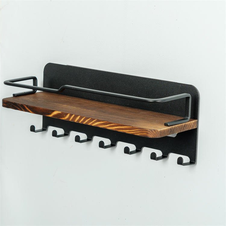 Wall Mounted Key Organizer with Storage Shelf