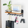 Wall Mounted Key Organizer with Storage Shelf