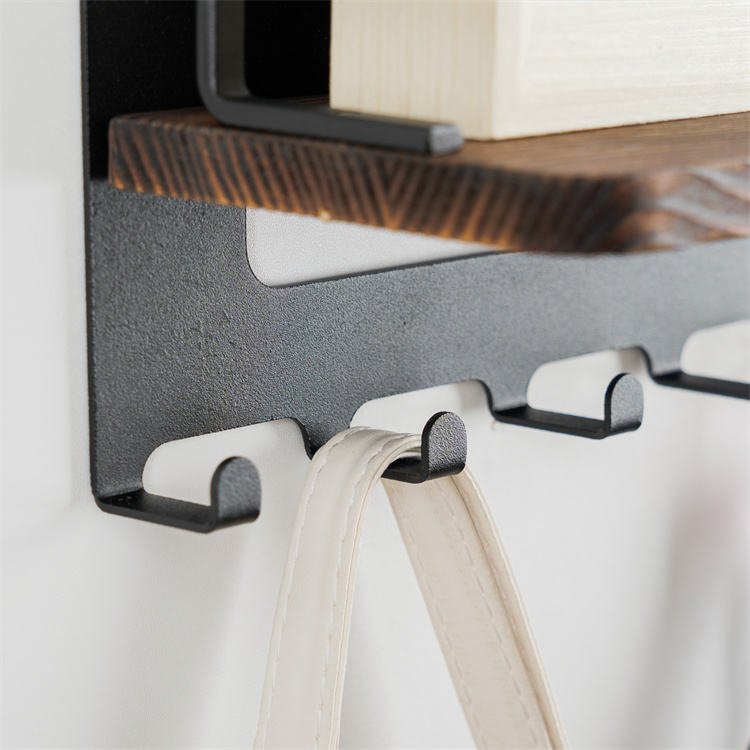 Wall Mounted Key Organizer with Storage Shelf