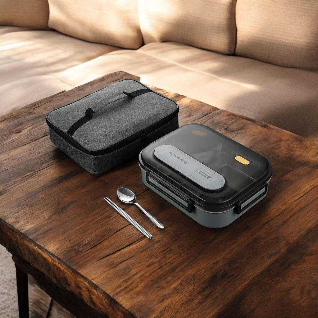 5-Compartment Stainless Steel Thermal Bento Lunch Box(2800ml)