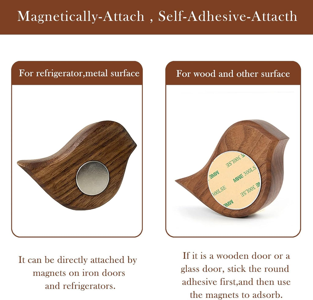 Bird Shape Japanese Wood Doorbell