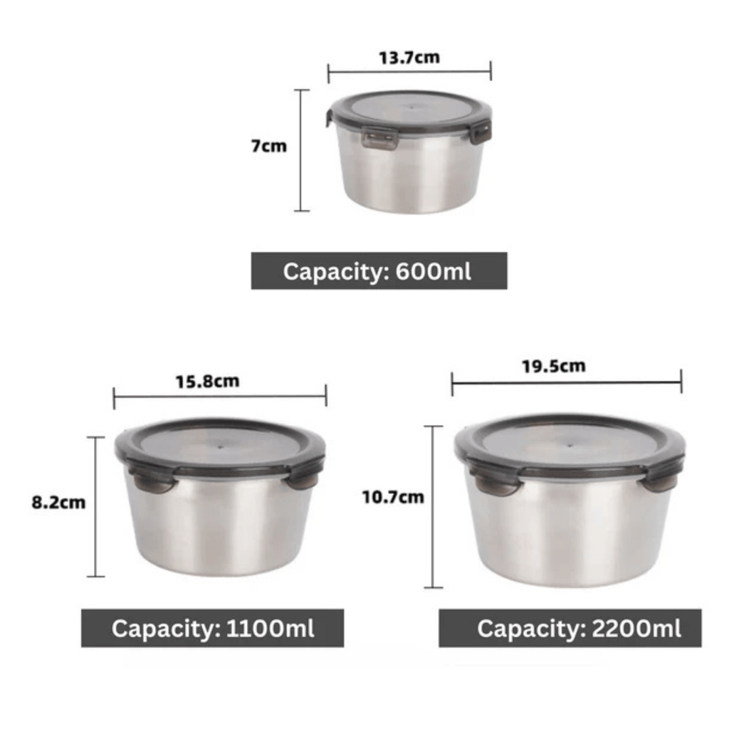 Stainless Steel Food Storage Container