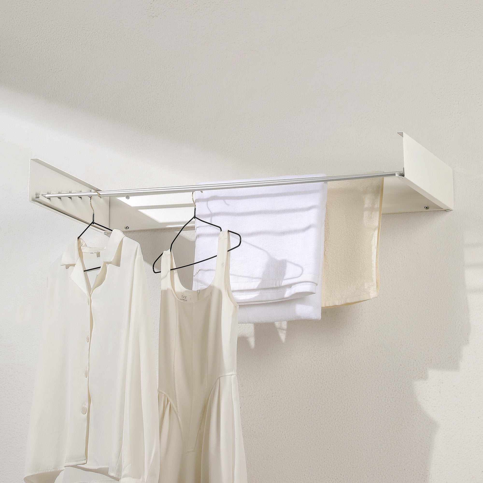 Wall Mounted Collapsible Clothes Drying Rack