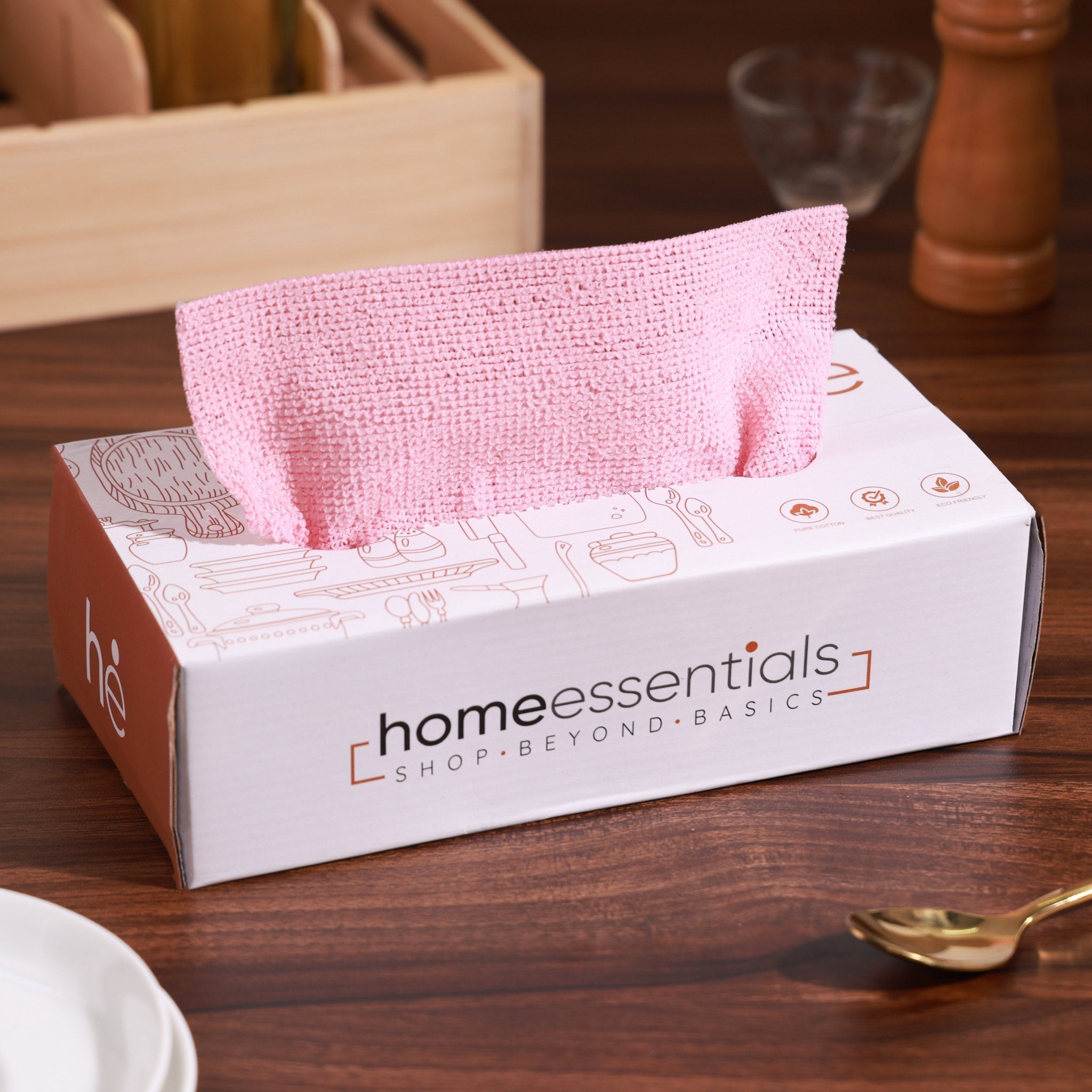 20 PCS 1 Box - Reusable Absorbent Cleaning Cloths
