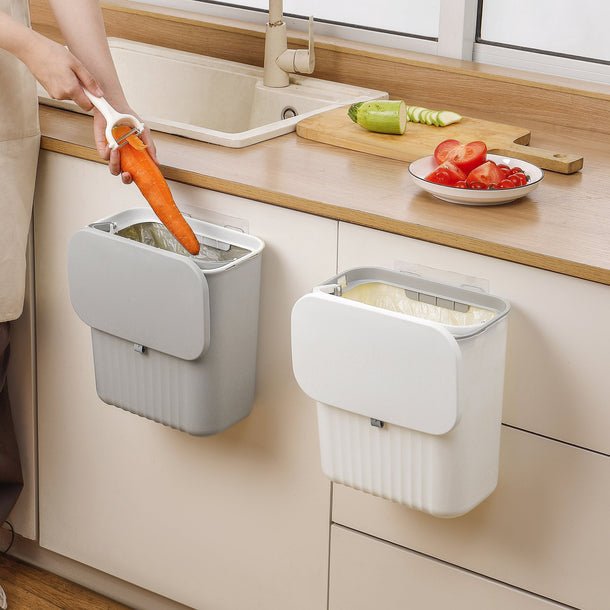 Wall-Mounted Hanging Slide Cover Bin