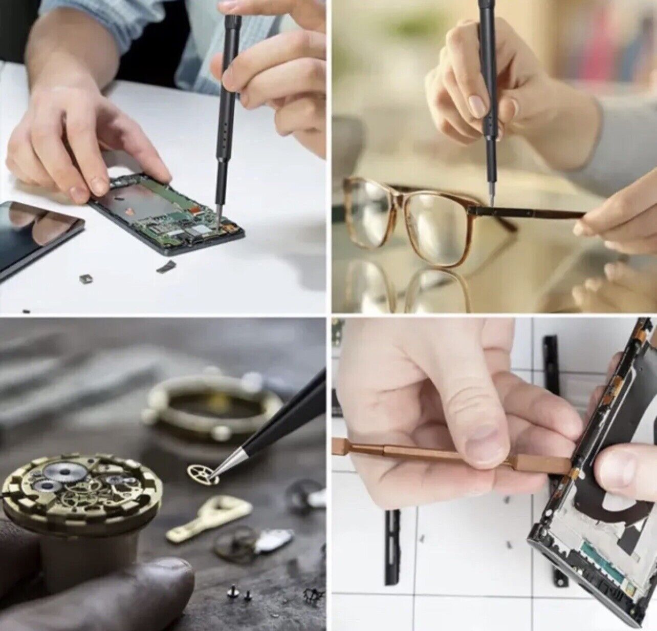 46-in-1 Compact Precision Screwdriver Set with Push Eject